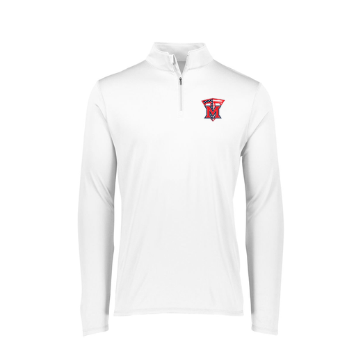 [2785.005.S-LOGO1] Men's Flex-lite 1/4 Zip Shirt (Adult S, White, Logo 1)