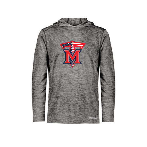 [FOLHCGBK-AS-LOGO1] Decker Men's Charge Hoodie (Adult S, Black, Logo 1)