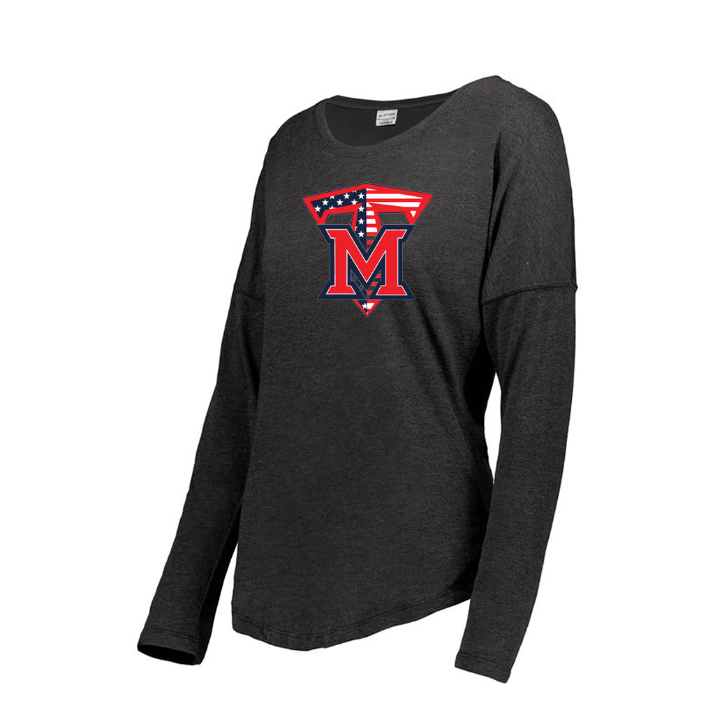 Decker Women's Tri-Blend T-Shirt - Long Sleeve